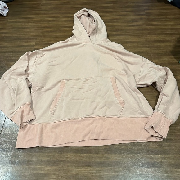 Athleta balance hoodie sweatshirt blush pink size XL style# 982487 - Picture 2 of 7